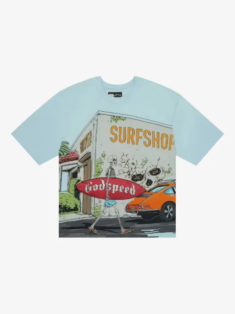 GODSPEED Surf Shop graphic T-shirt