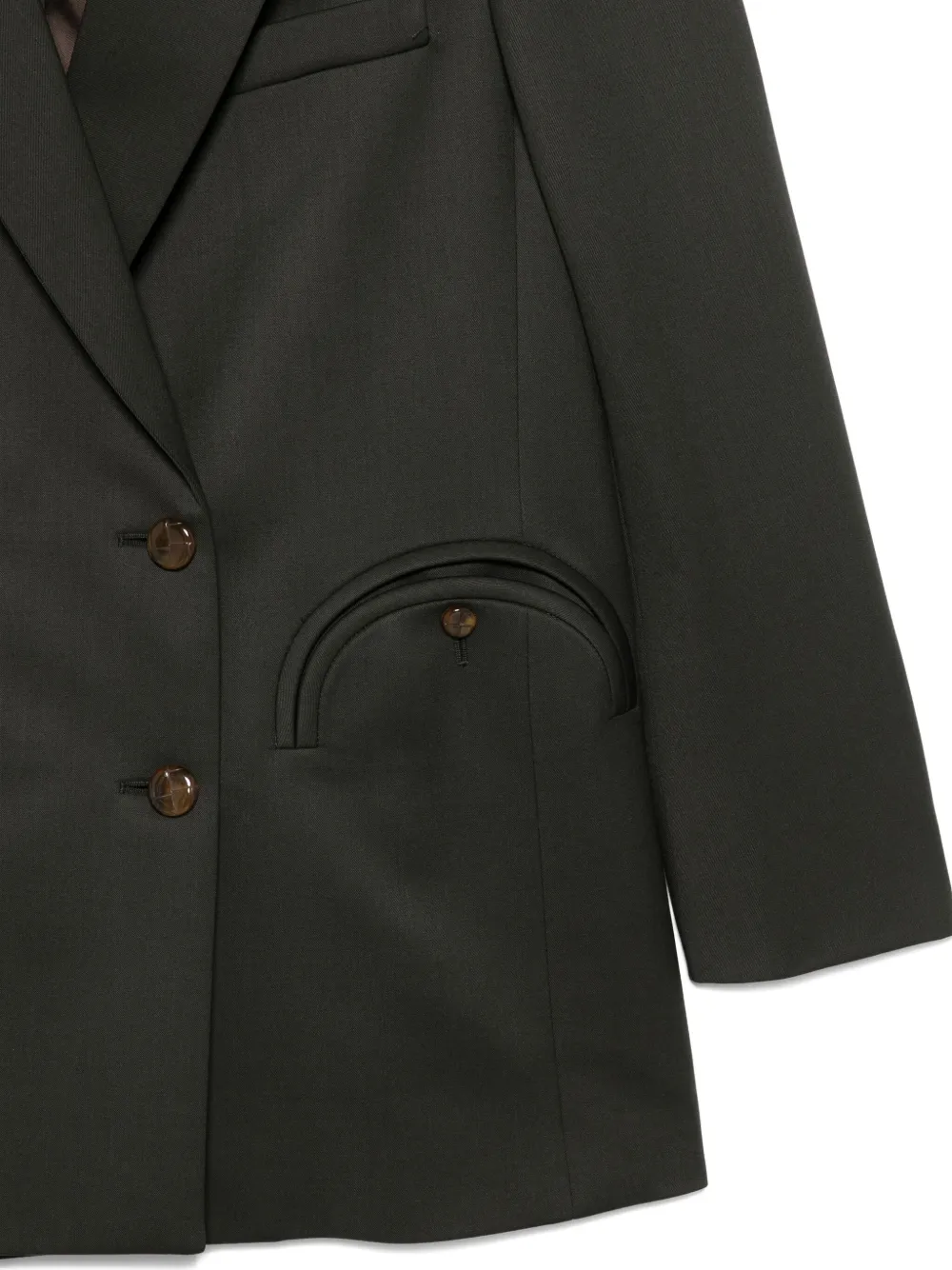 Blazé Milano Double-breasted Blazer In Black