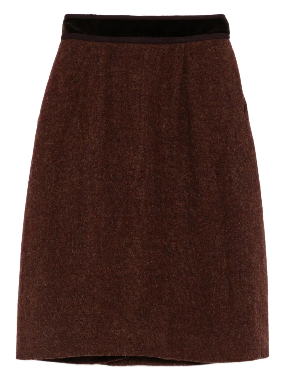 Saint Laurent Pre-Owned 1970s wool A-line skirt | Image 2