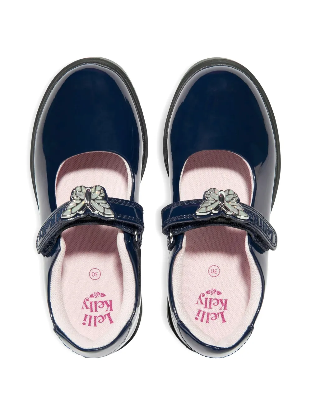 Lelli Kelly Butterfly-detail Strap Ballerinas In Blue