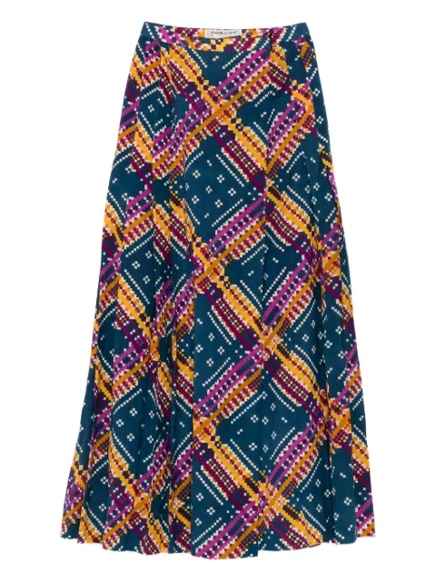 Saint Laurent Pre-Owned 1970s pleated skirt