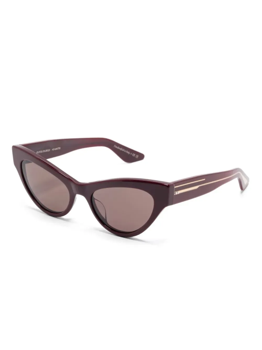 Oliver Peoples x Khaite 1951C zonnebril Rood