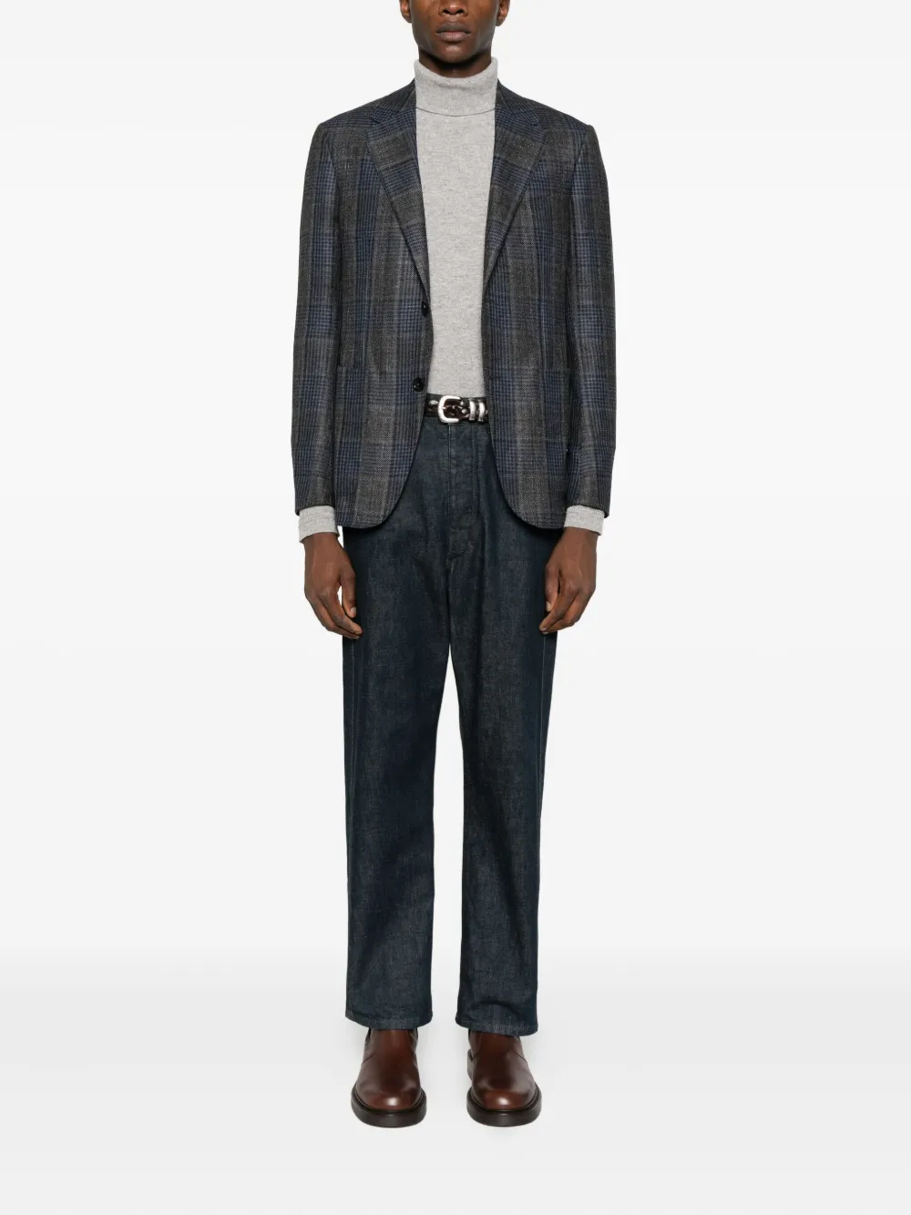 Zegna checked buttoned jacket | Sacos | Image 2
