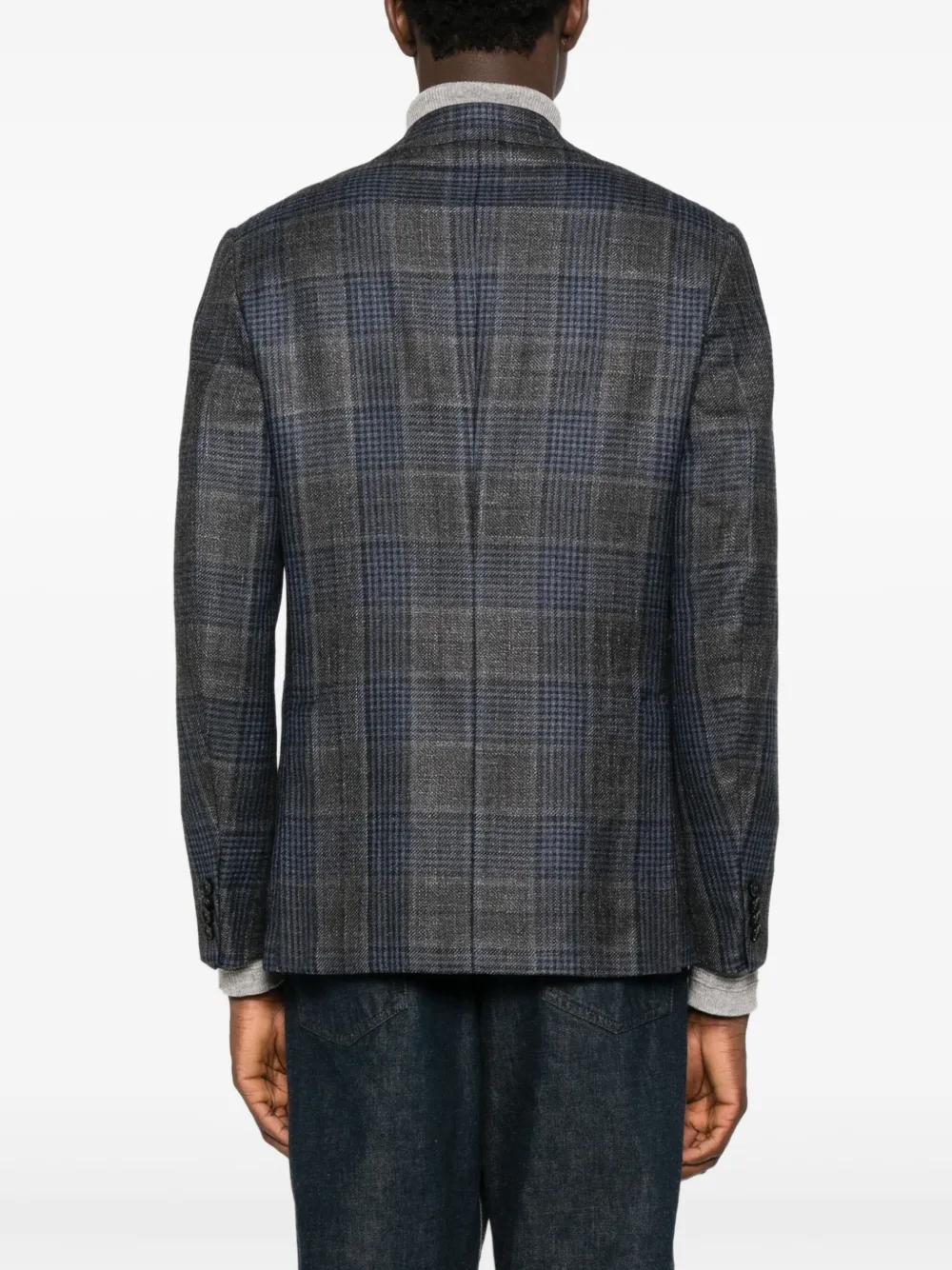 Zegna Geruit jack Grijs