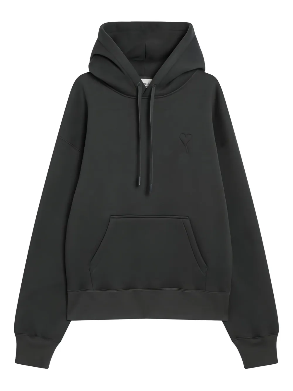 Ami Alexandre Mattiussi Long-sleeve Hoodie In Black