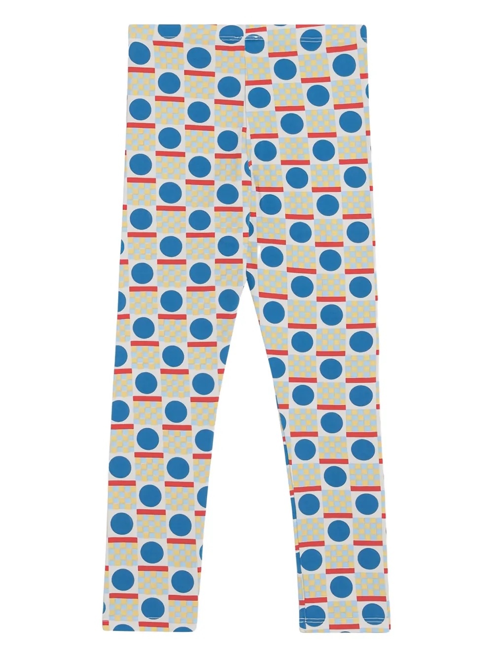 Elastic-Waist Patterned Leggings