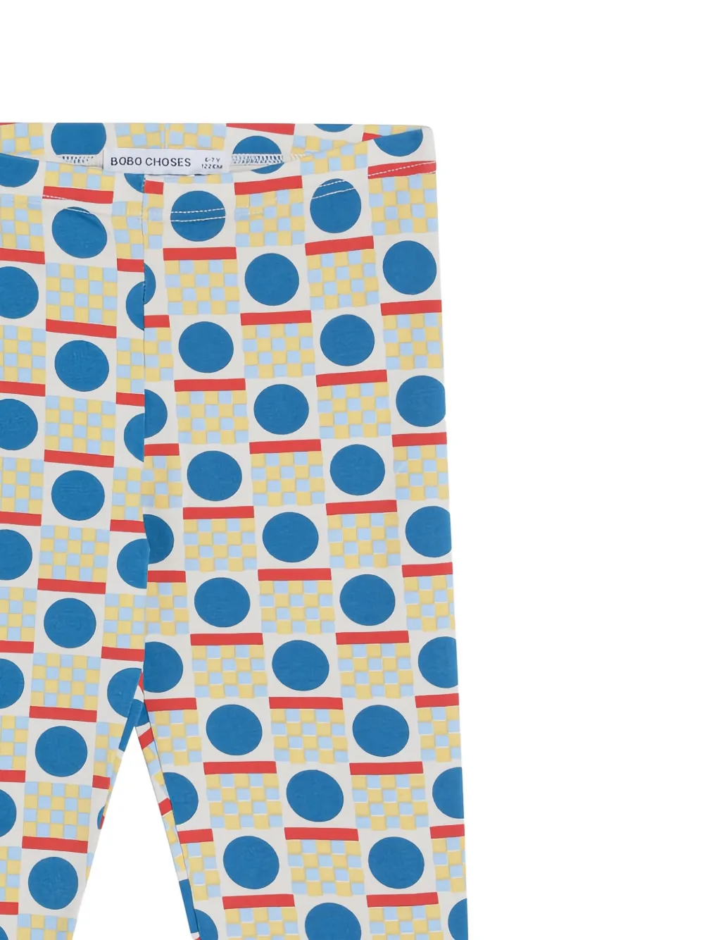 Elastic-Waist Patterned Leggings