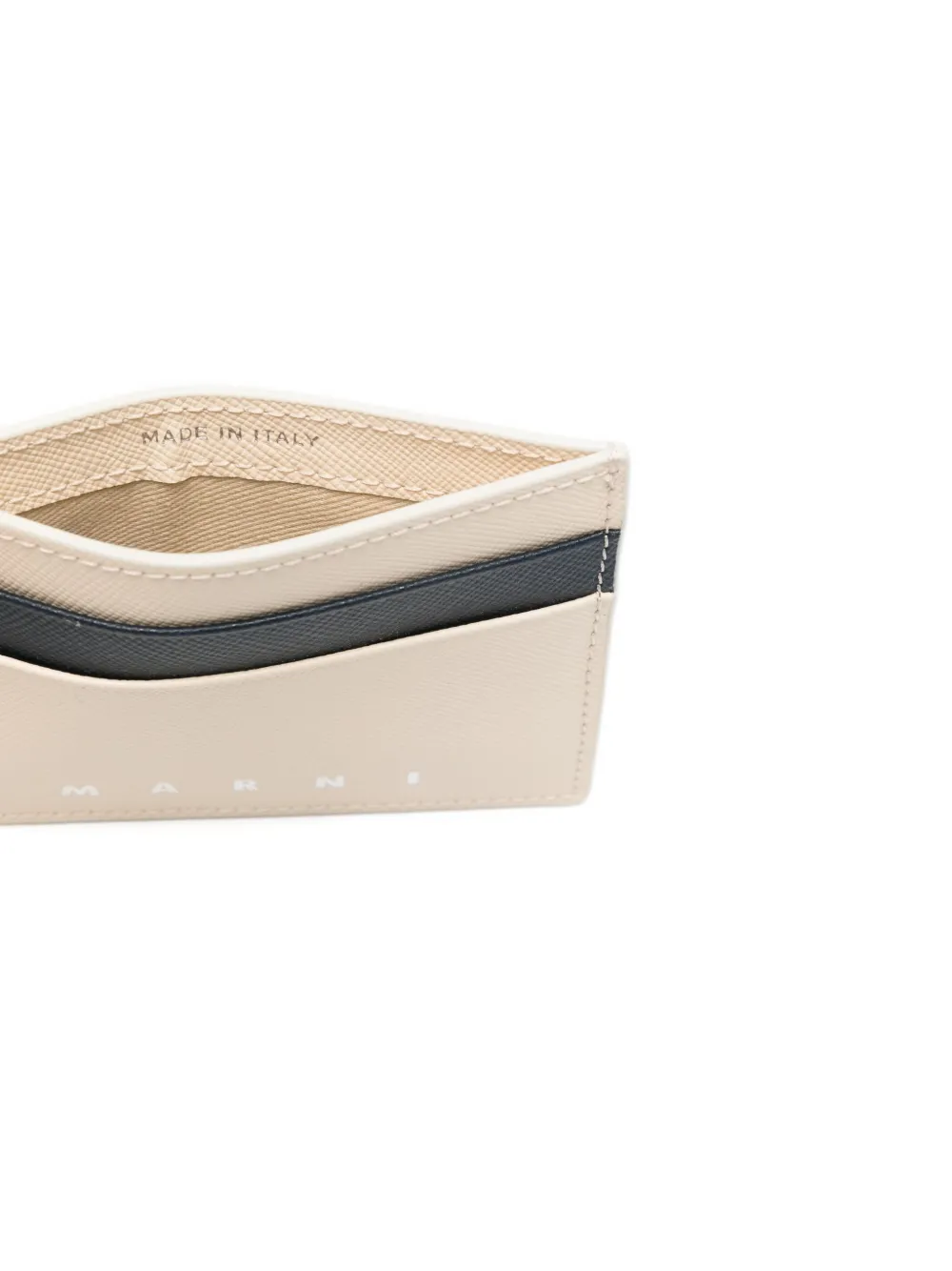 Marni Mbossed-logo Cardholder In Neutral