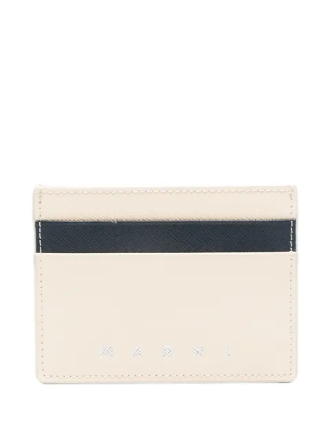 Marni mbossed-logo cardholder