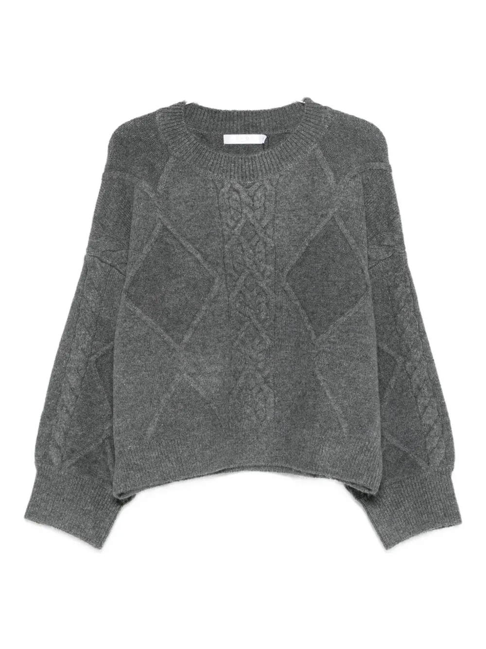 Iro Cable-knit Sweater In Gray
