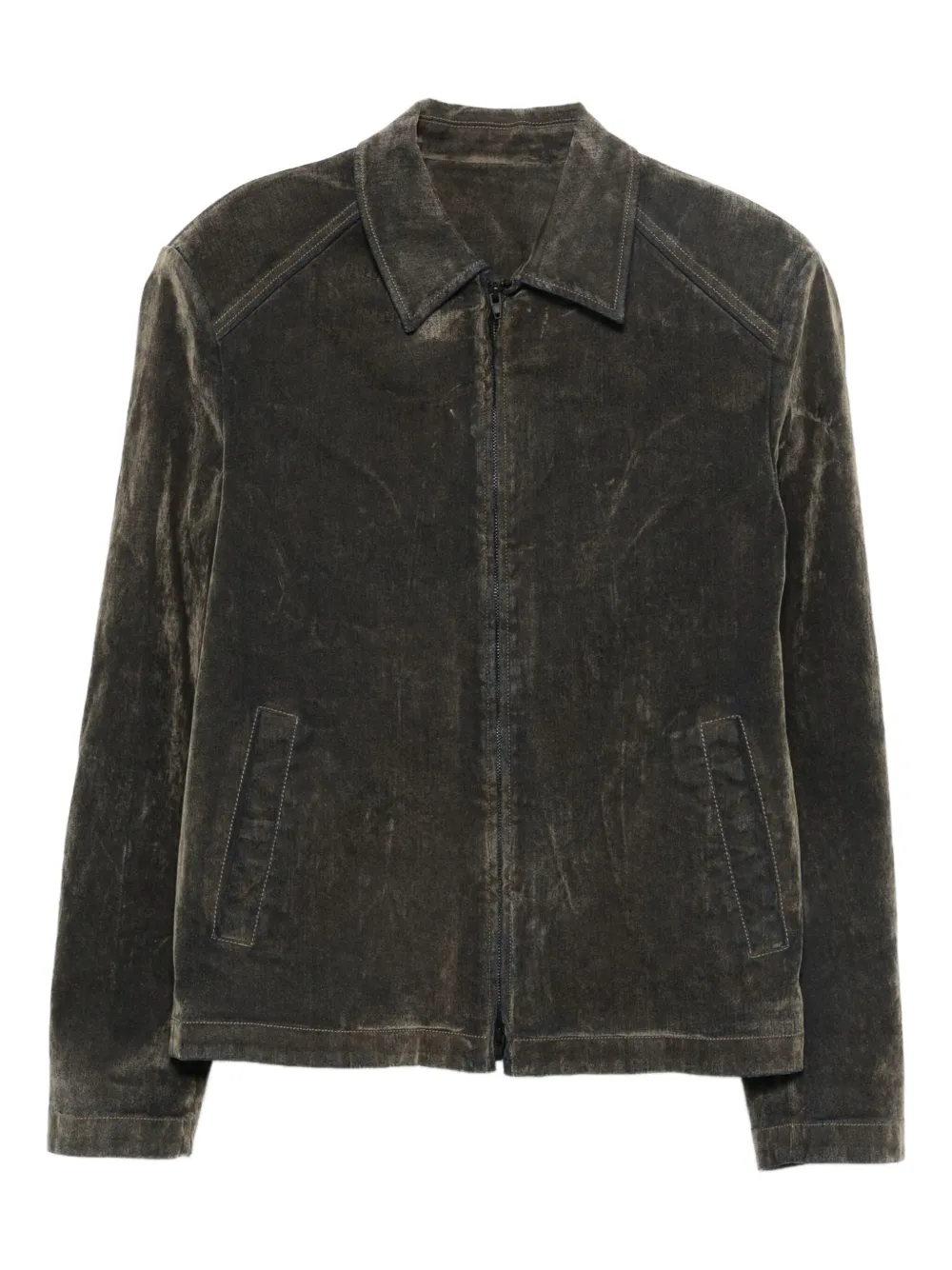 Juun.J chamarra con cierre | marrón | Image 1