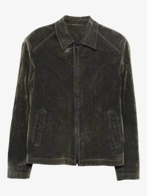 Juun.J zip-fastening cotton jacket