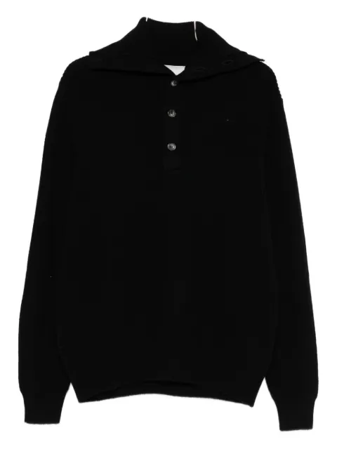 AMARÁNTO knitted polo sweater