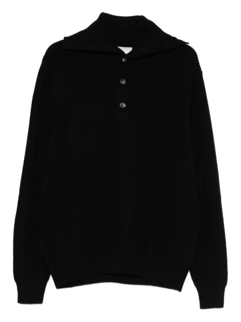 AMARÁNTO knitted polo sweater