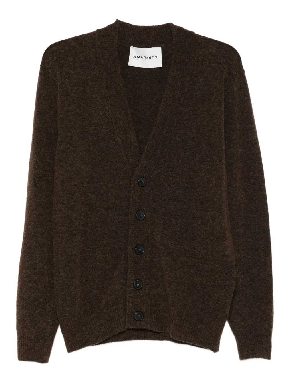AMARÁNTO Cardigan con scollo a V | marrone | Image 1