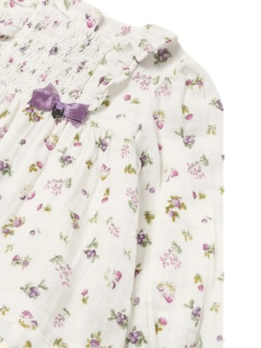 Mayoral floral top - Wit