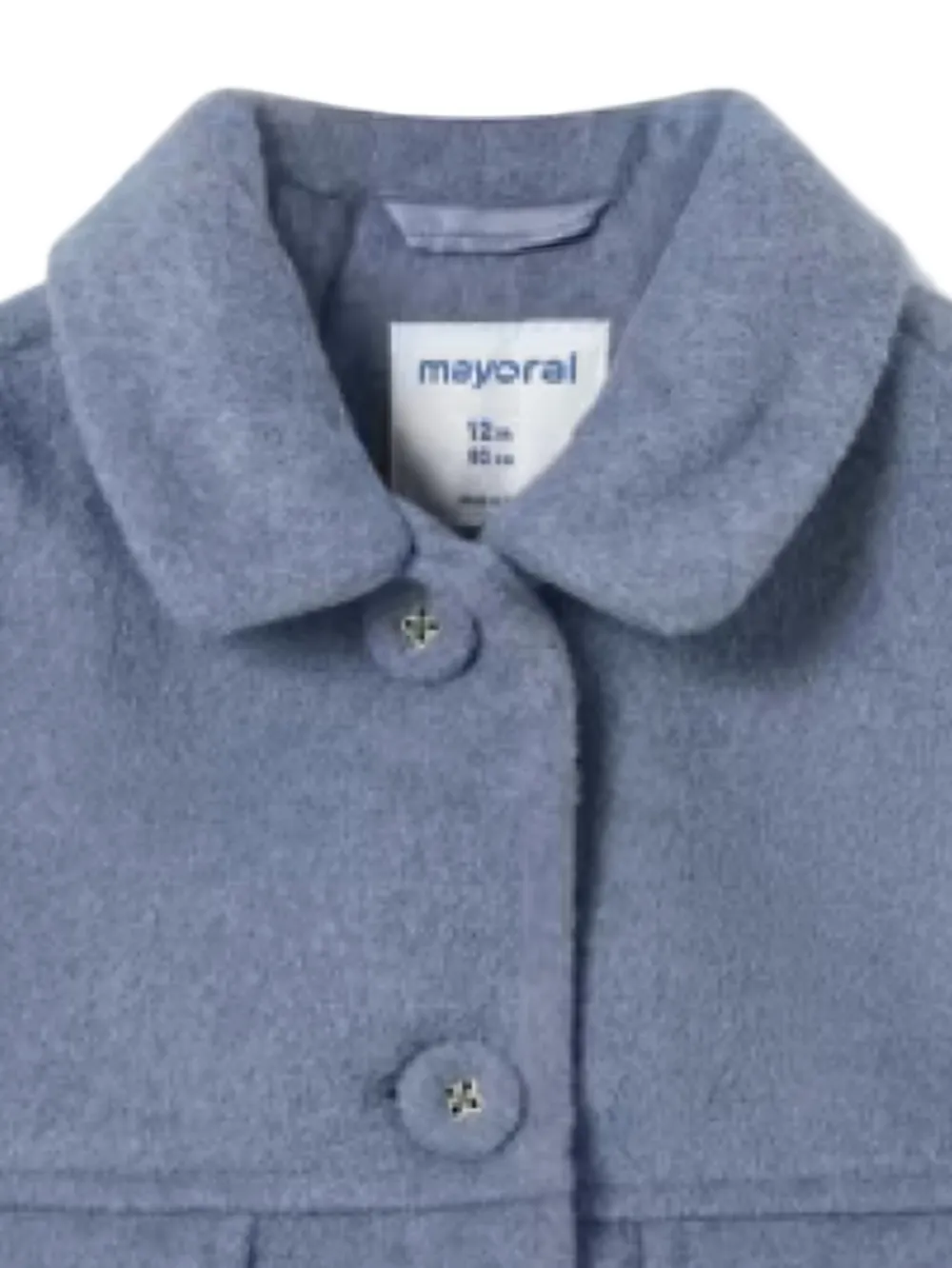 Mayoral flap-pocket coat - Blauw