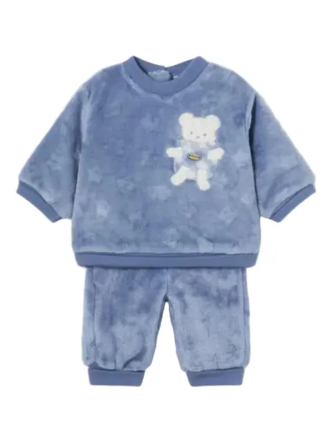 Mayoral teddy-appliqué trouser set
