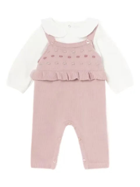 Mayoral ruffled romper set