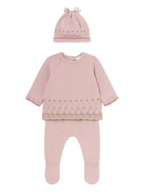 Mayoral open-work trouser set