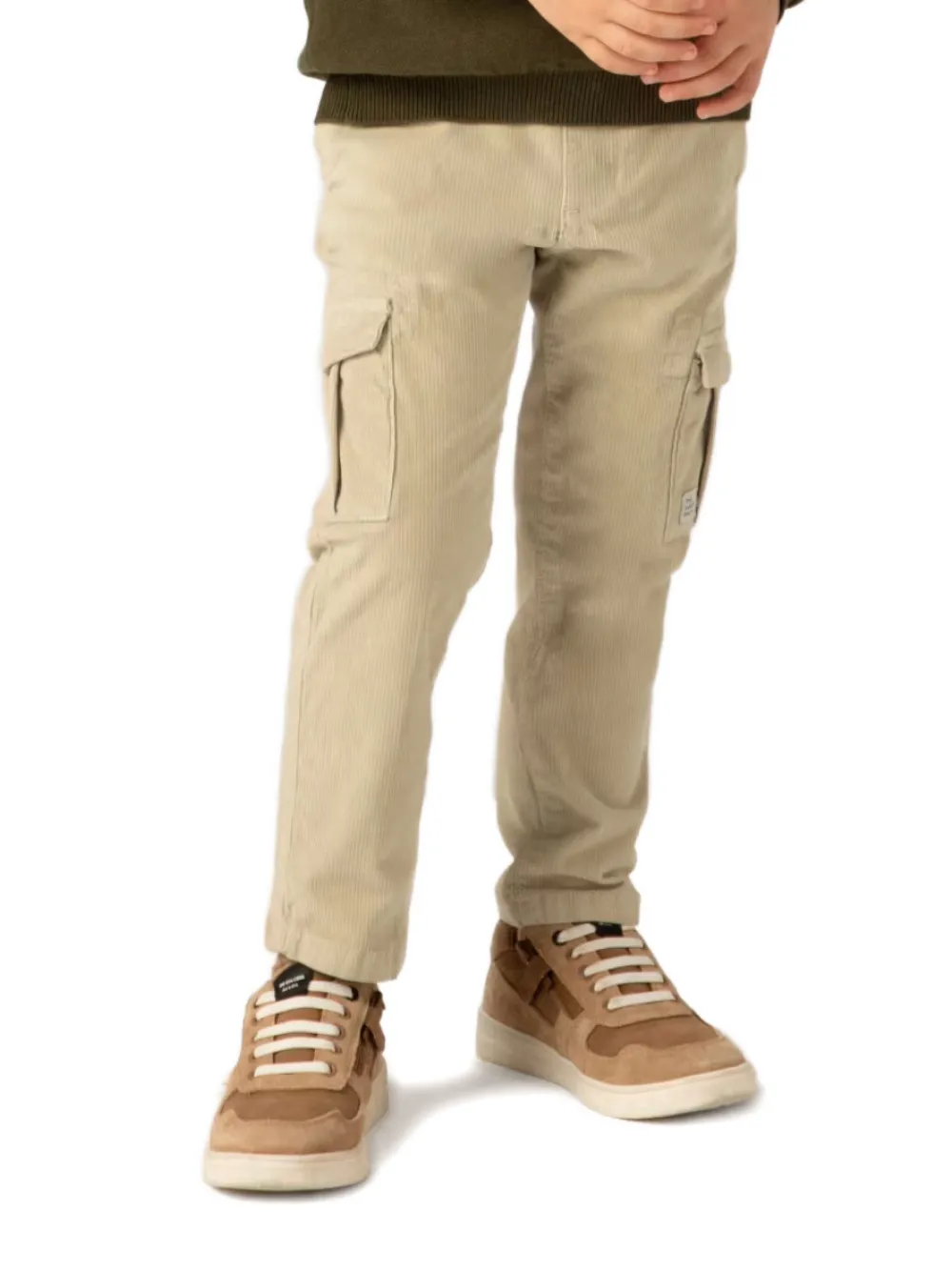 Mayoral corduroy cargo pants | Boys Casual Trousers | Image 2