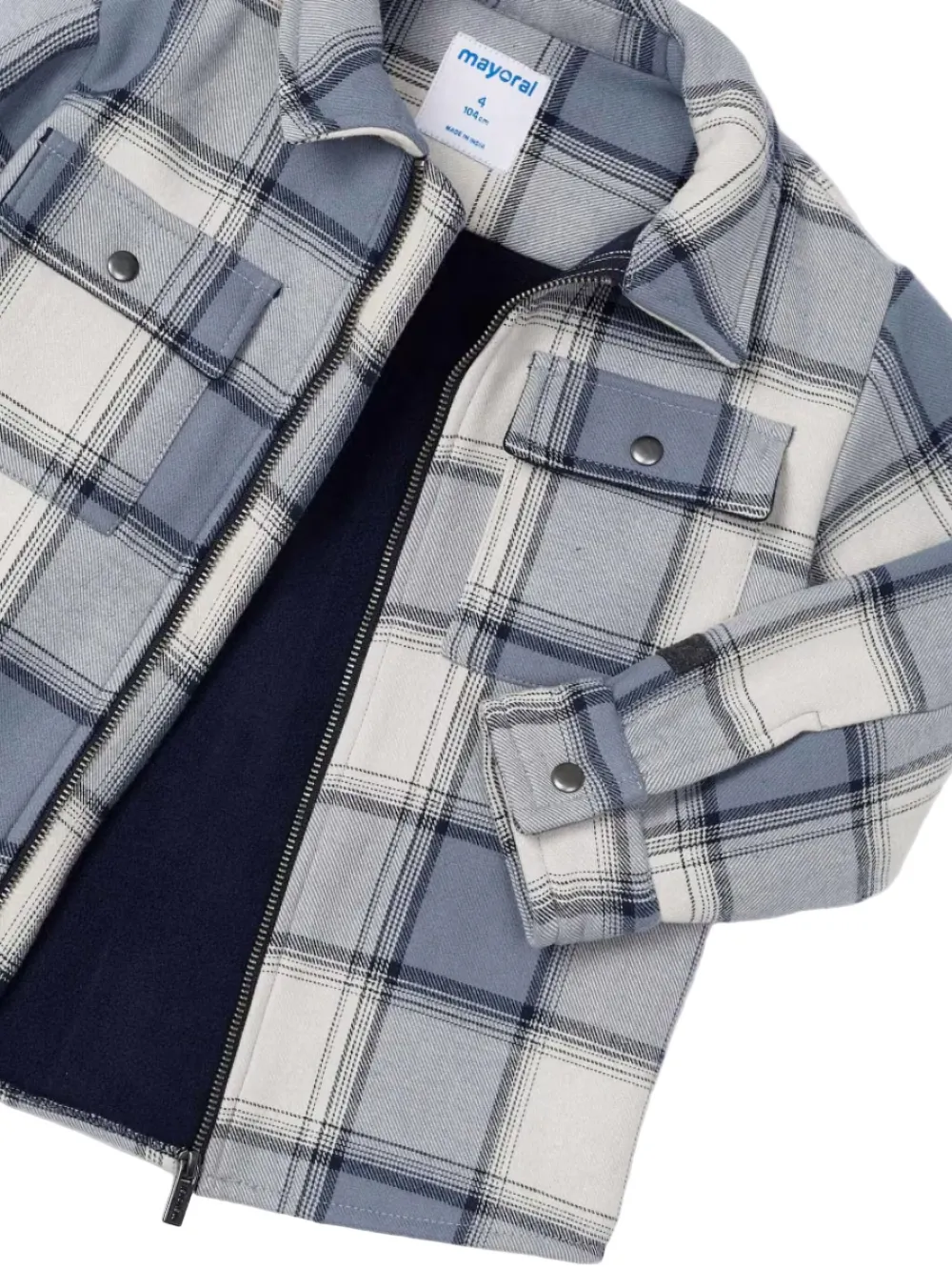 Mayoral Geruit jack Blauw