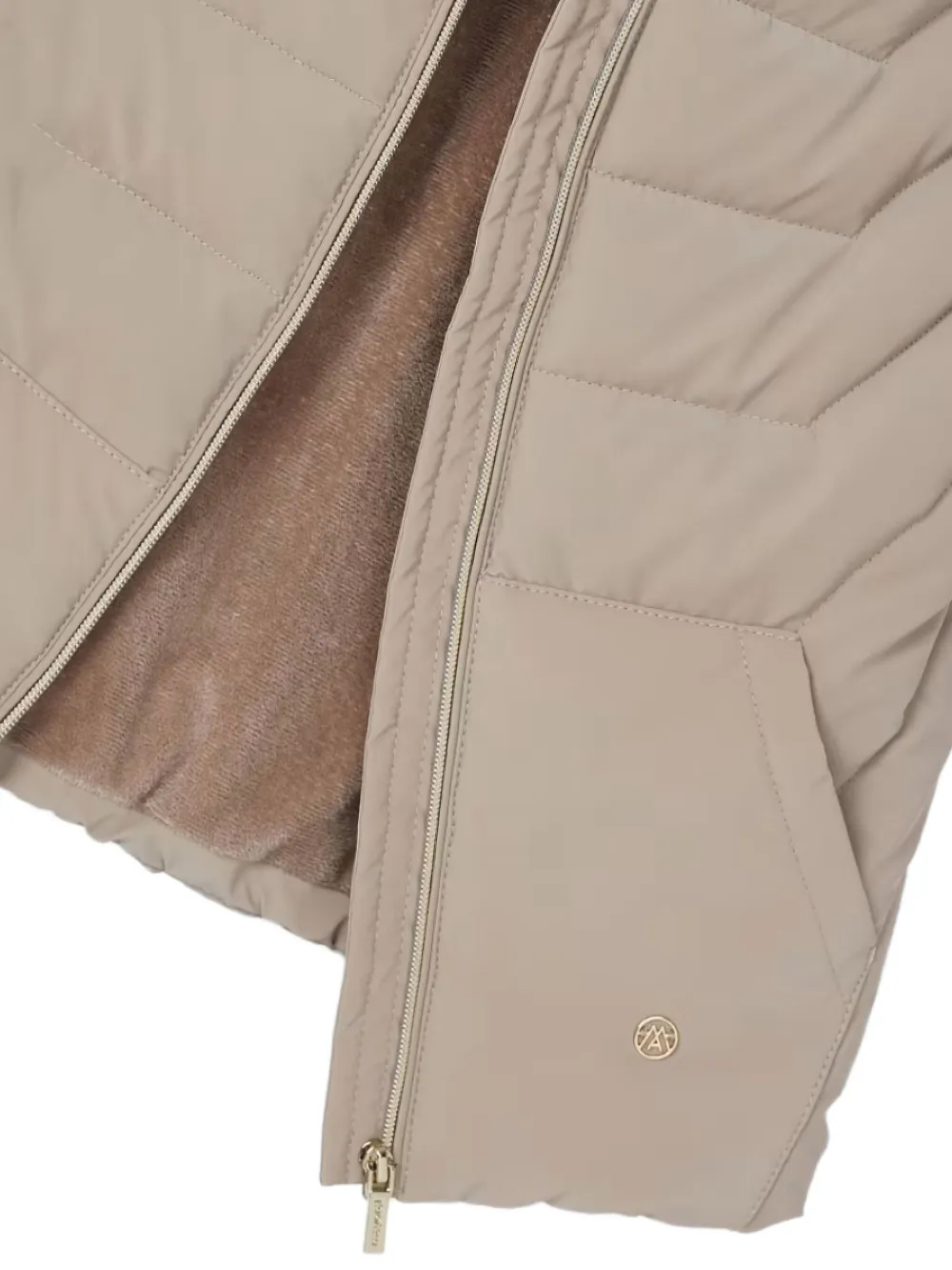 Mayoral Bodywarmer met capuchon Beige