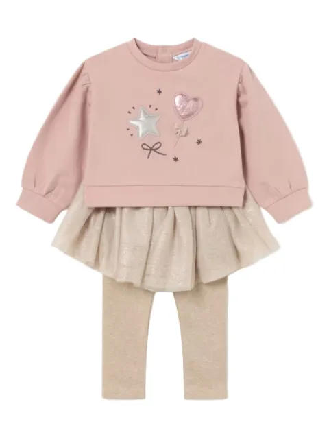 Mayoral star heart baby set