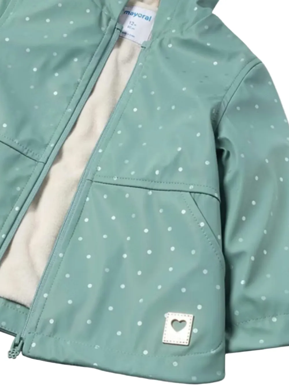 Mayoral polka-dot raincoat - Groen