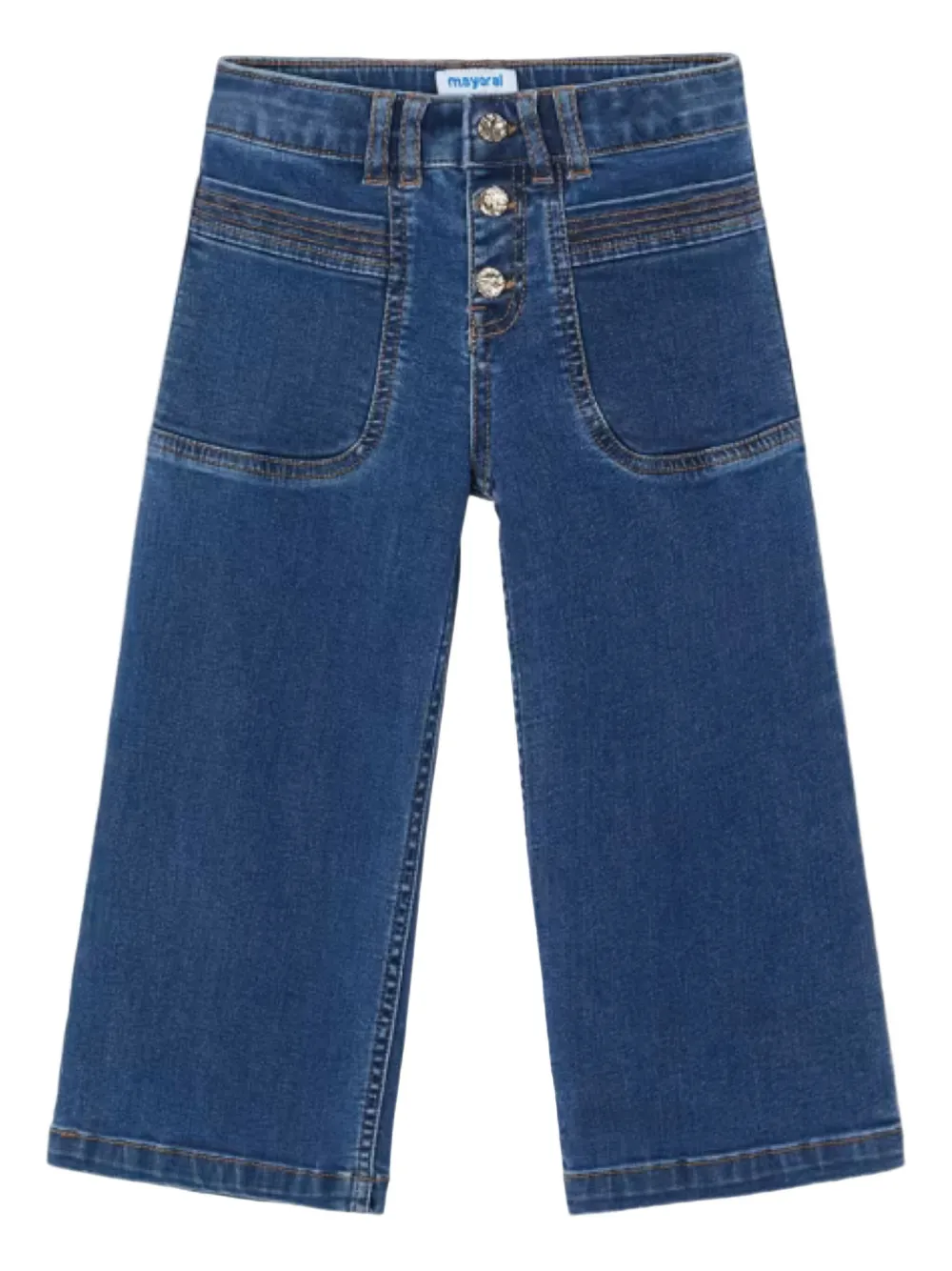 Mayoral button flared jeans | Blue | Image 1