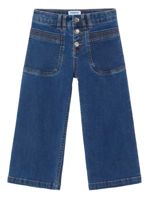 Mayoral button flared jeans