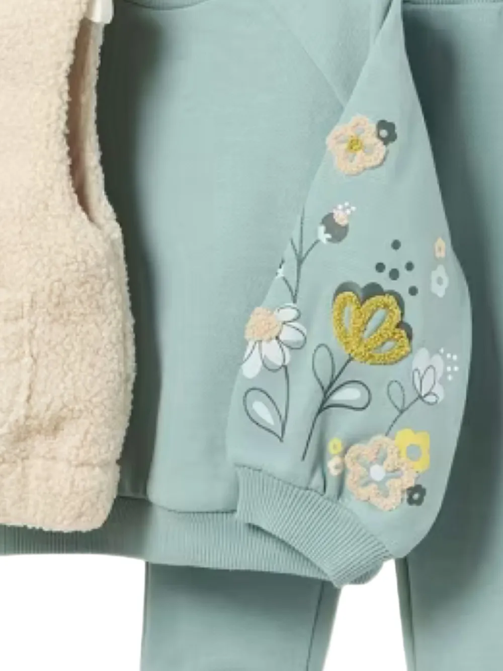 Mayoral Trainingspak met bloemenprint Blauw