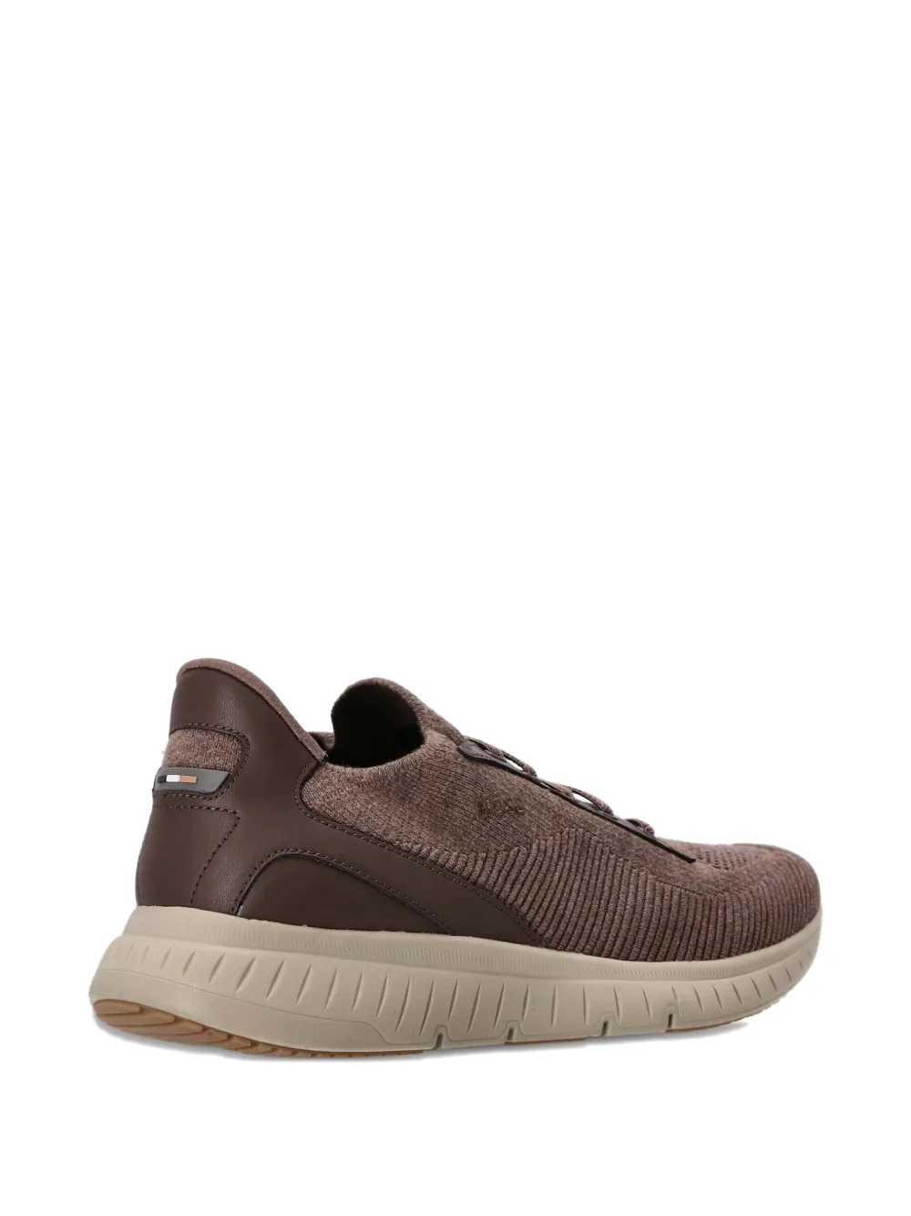 BOSS Sneakers met vlakken Bruin