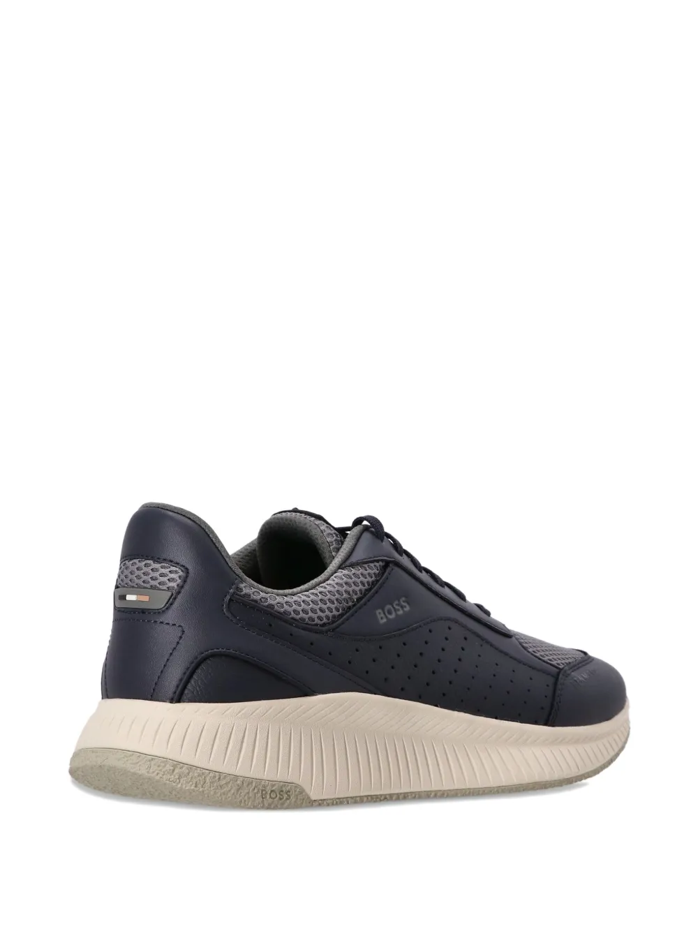 BOSS TTNM Evo sneakers met vlakken Blauw