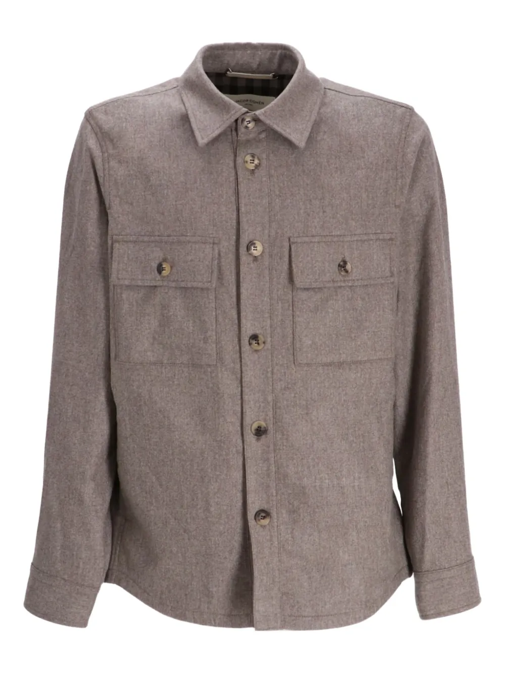 Jacob Cohën buttoned-pockets jacket | Brown | Image 1