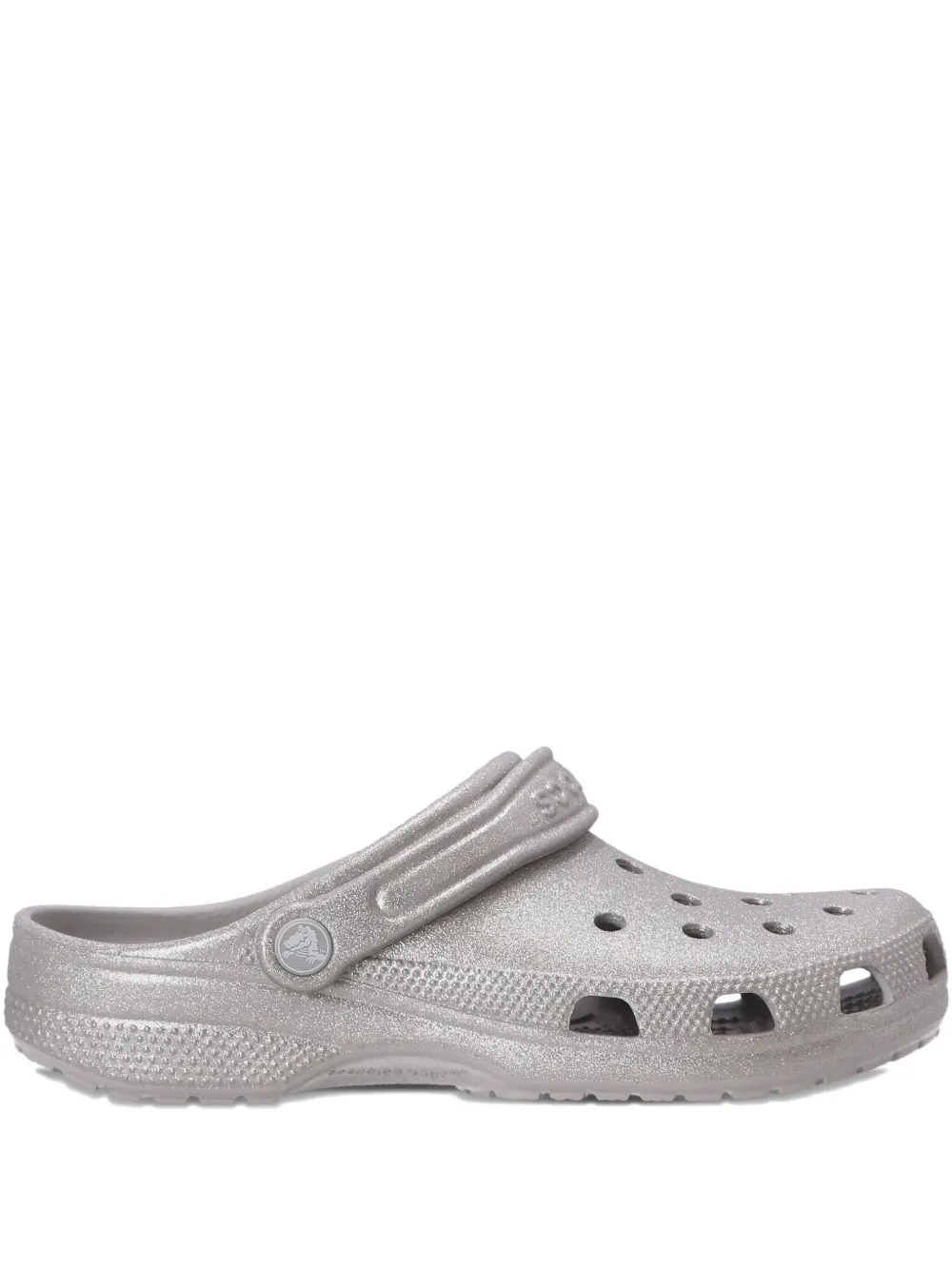 Crocs Classic Glitter U clogs | Silver | Image 1