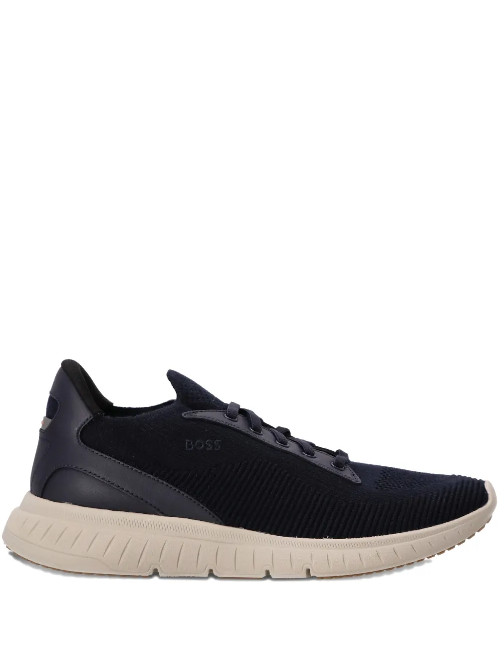 BOSS TTNM Evo sneakers met vlakken Blauw