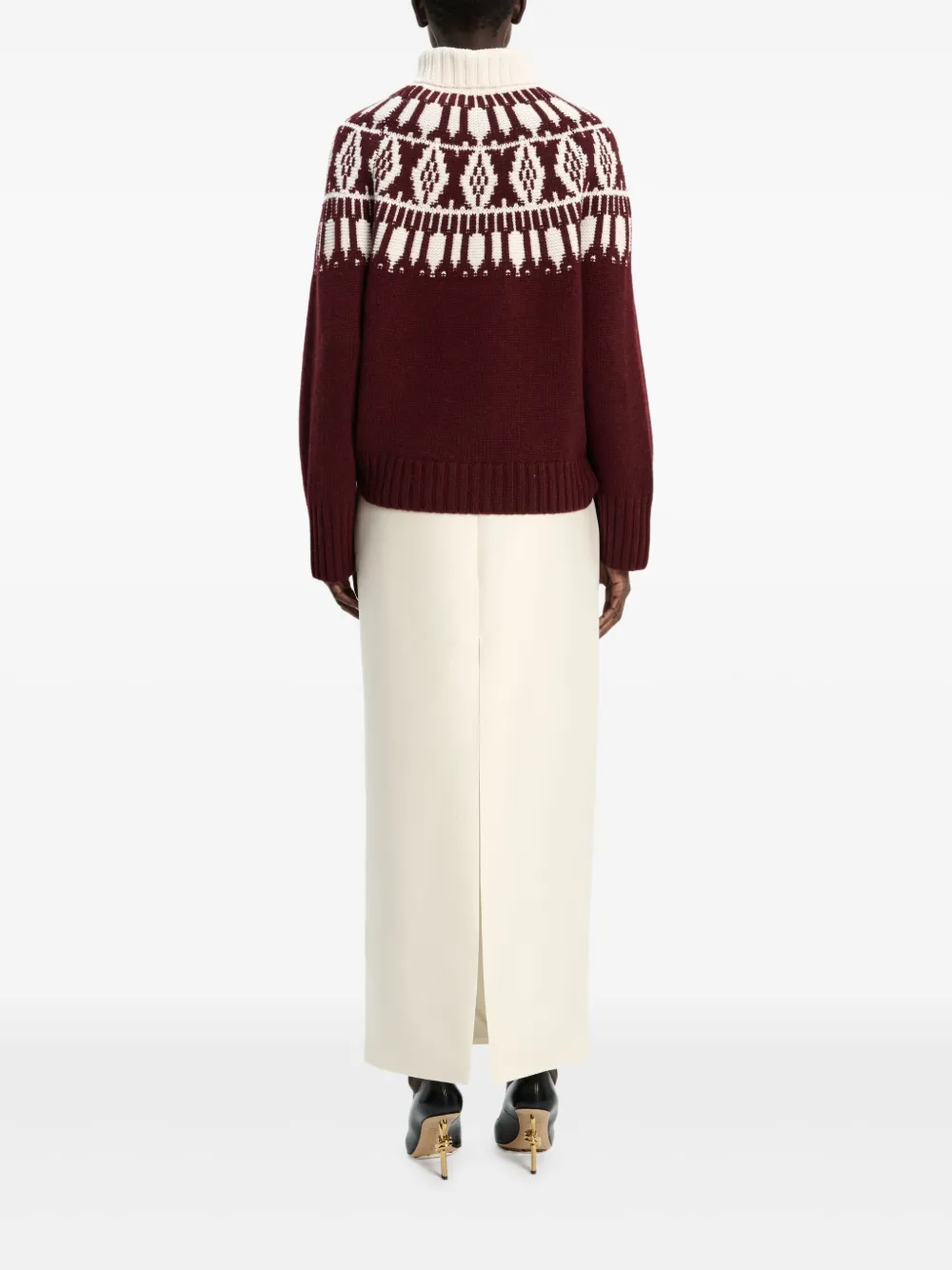 arch4 patterned roll-neck jumper | Knitted Sweaters | Image 2