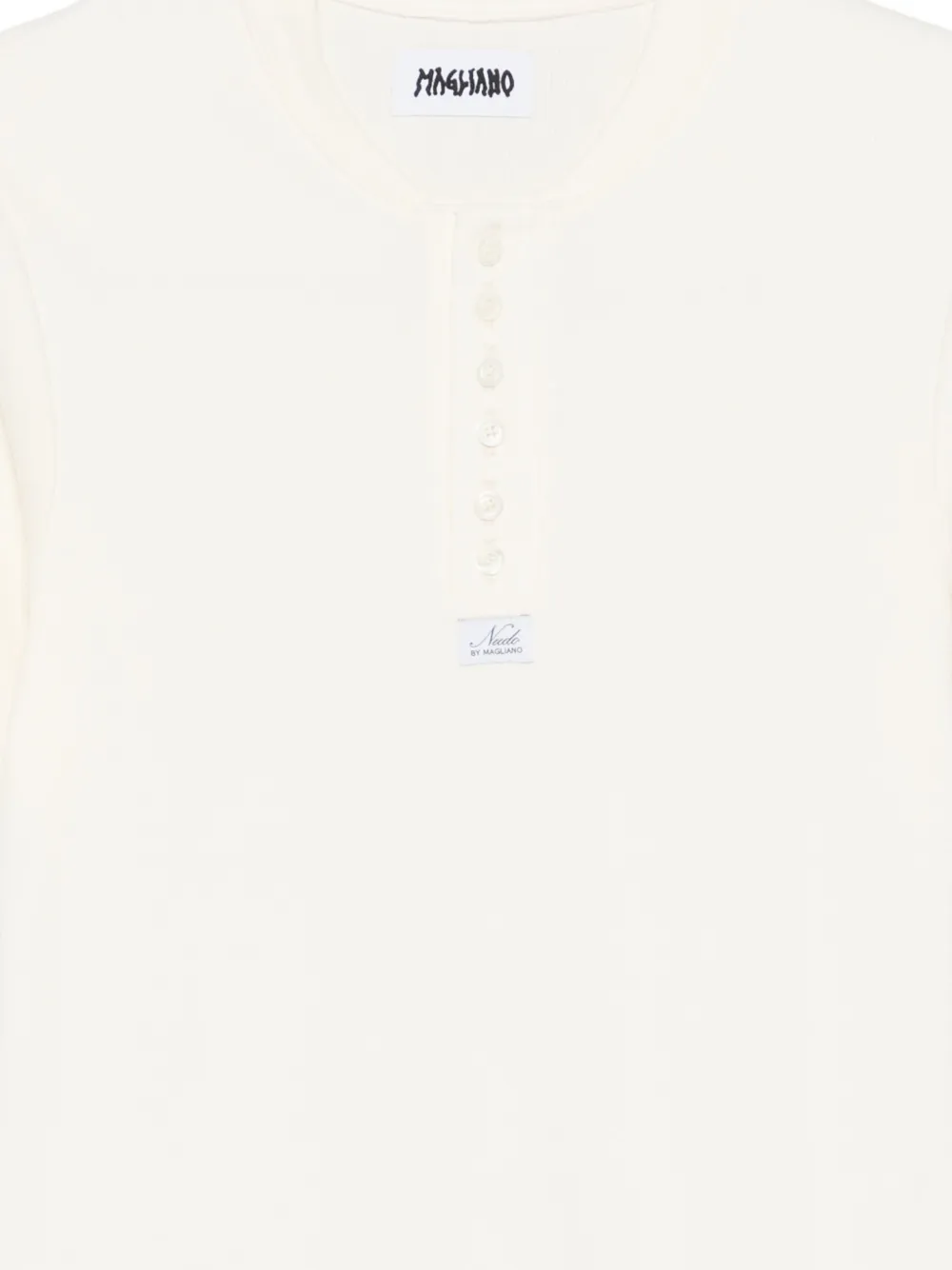 Magliano Button-front T-shirt In White