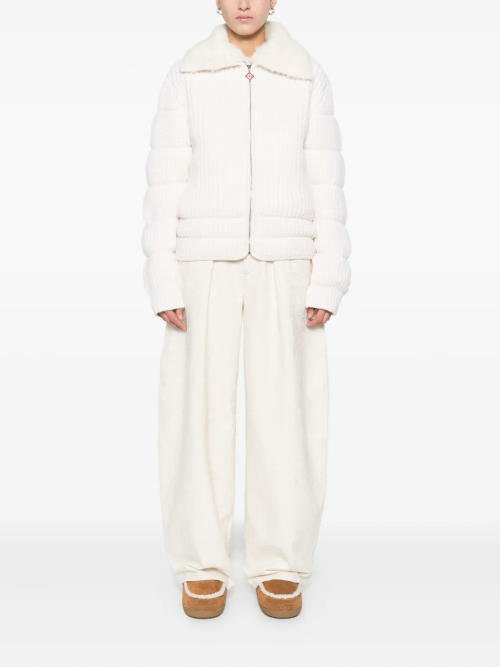 Casablanca Gewatteerd jack Wit