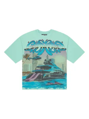 GODSPEED Gone Fishing Layered T-shirt | Brown | FARFETCH