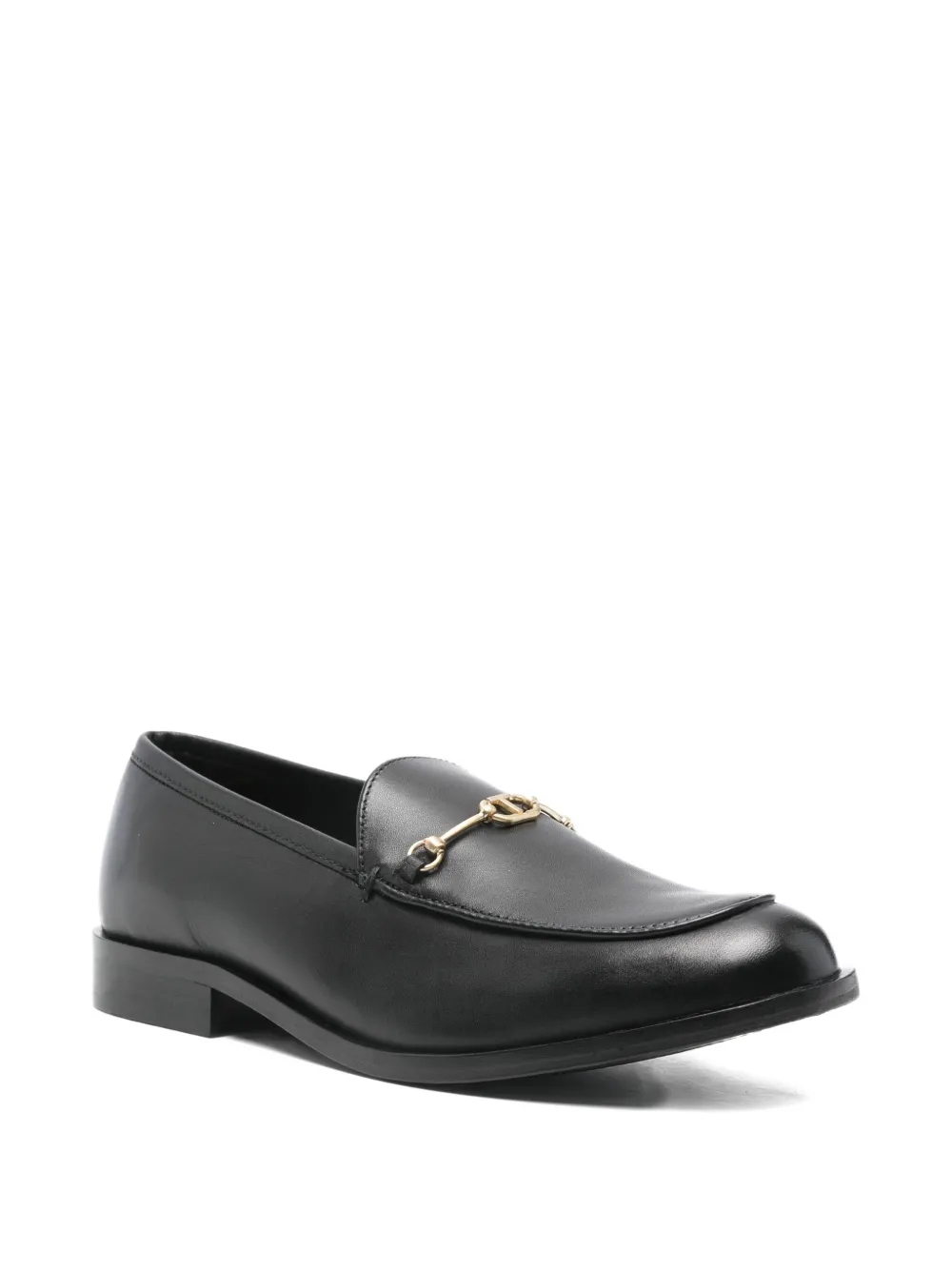 Twinset Horsebit Loafers In Black