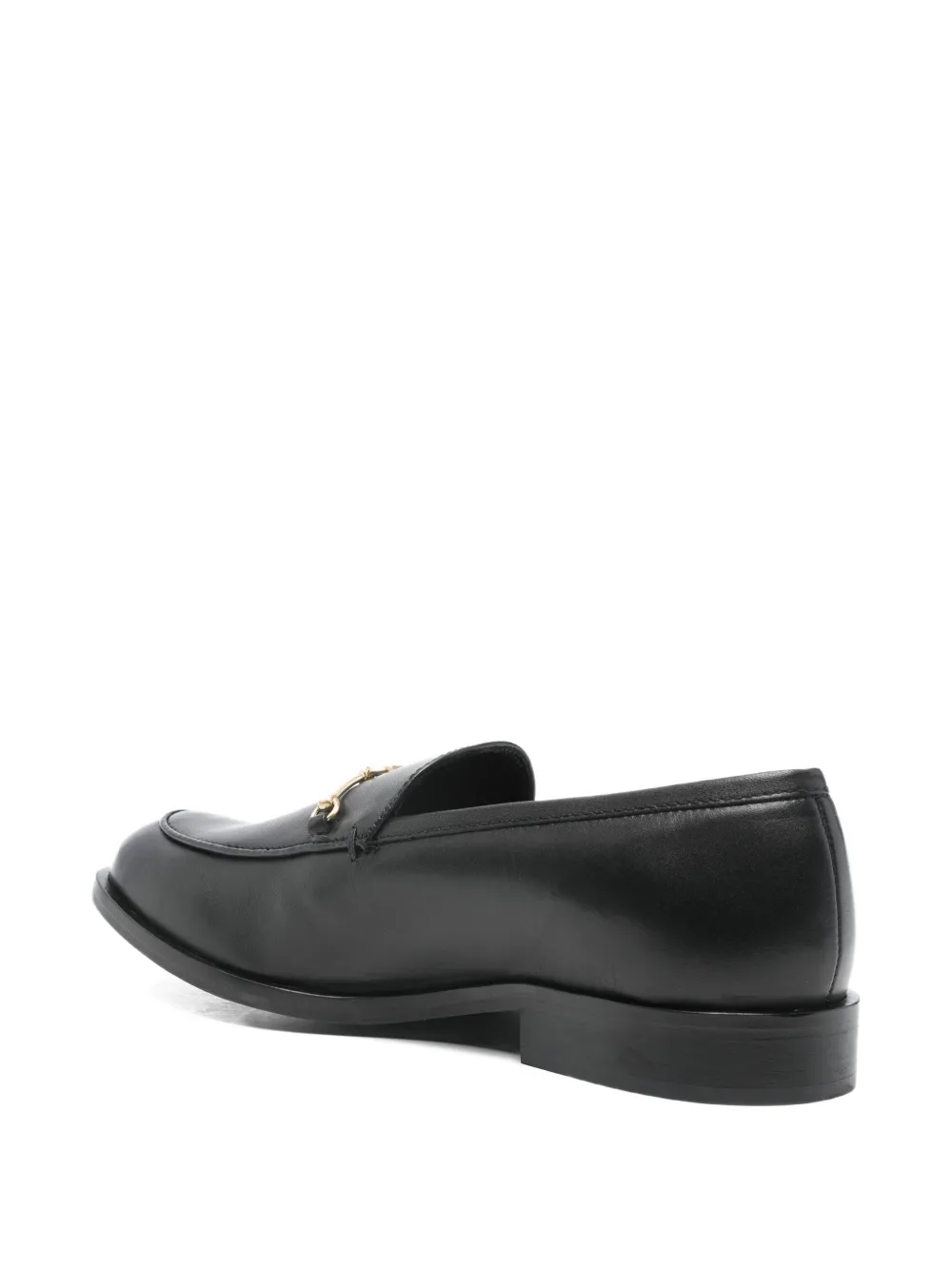 Twinset Horsebit Loafers In Black