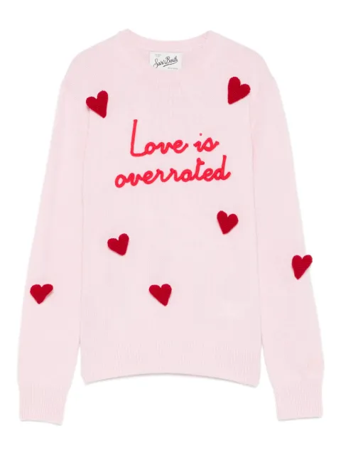 MC2 Saint Barth heart-embroidered sweater