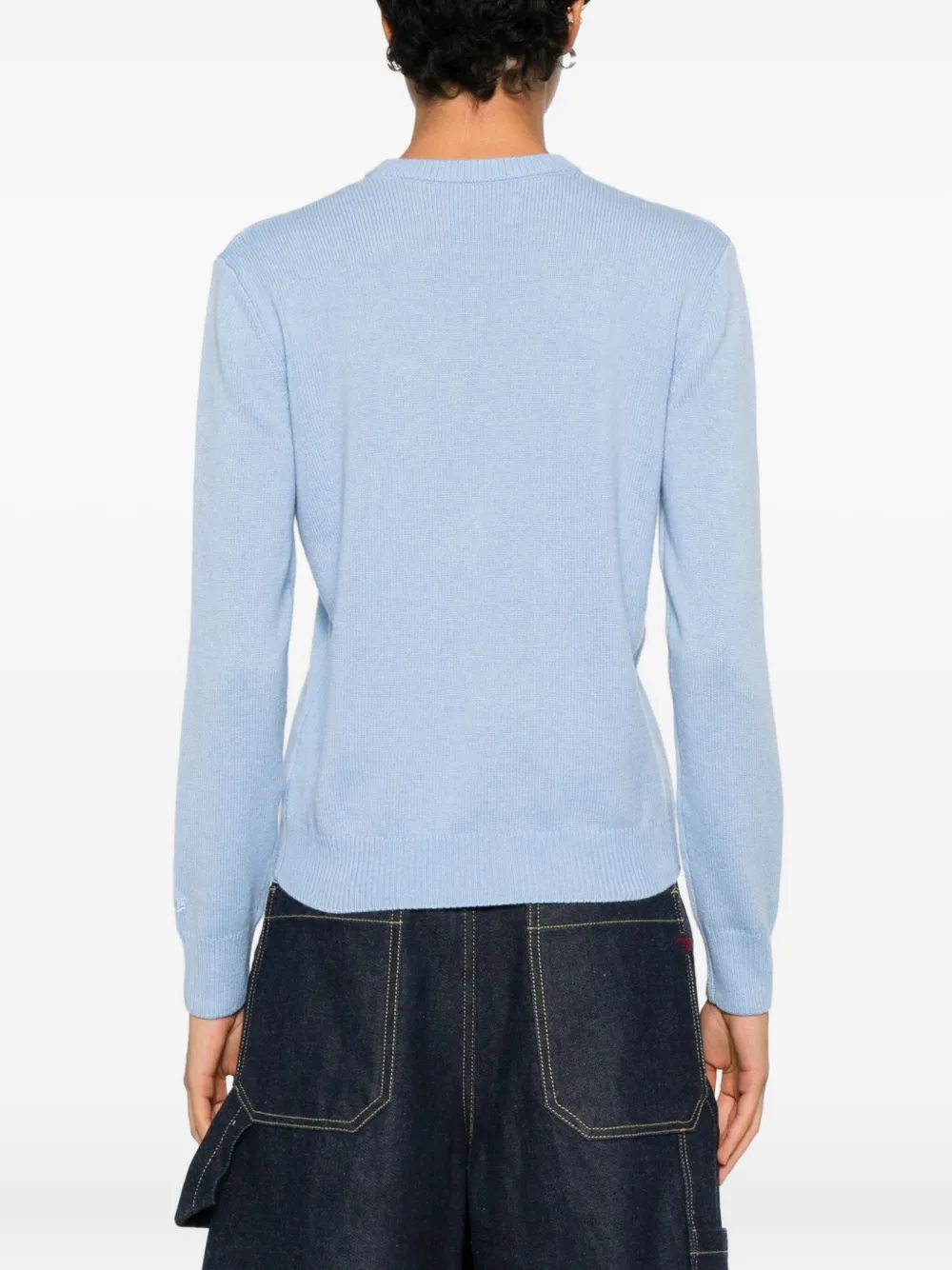 MC2 Saint Barth Trui met après-print Blauw