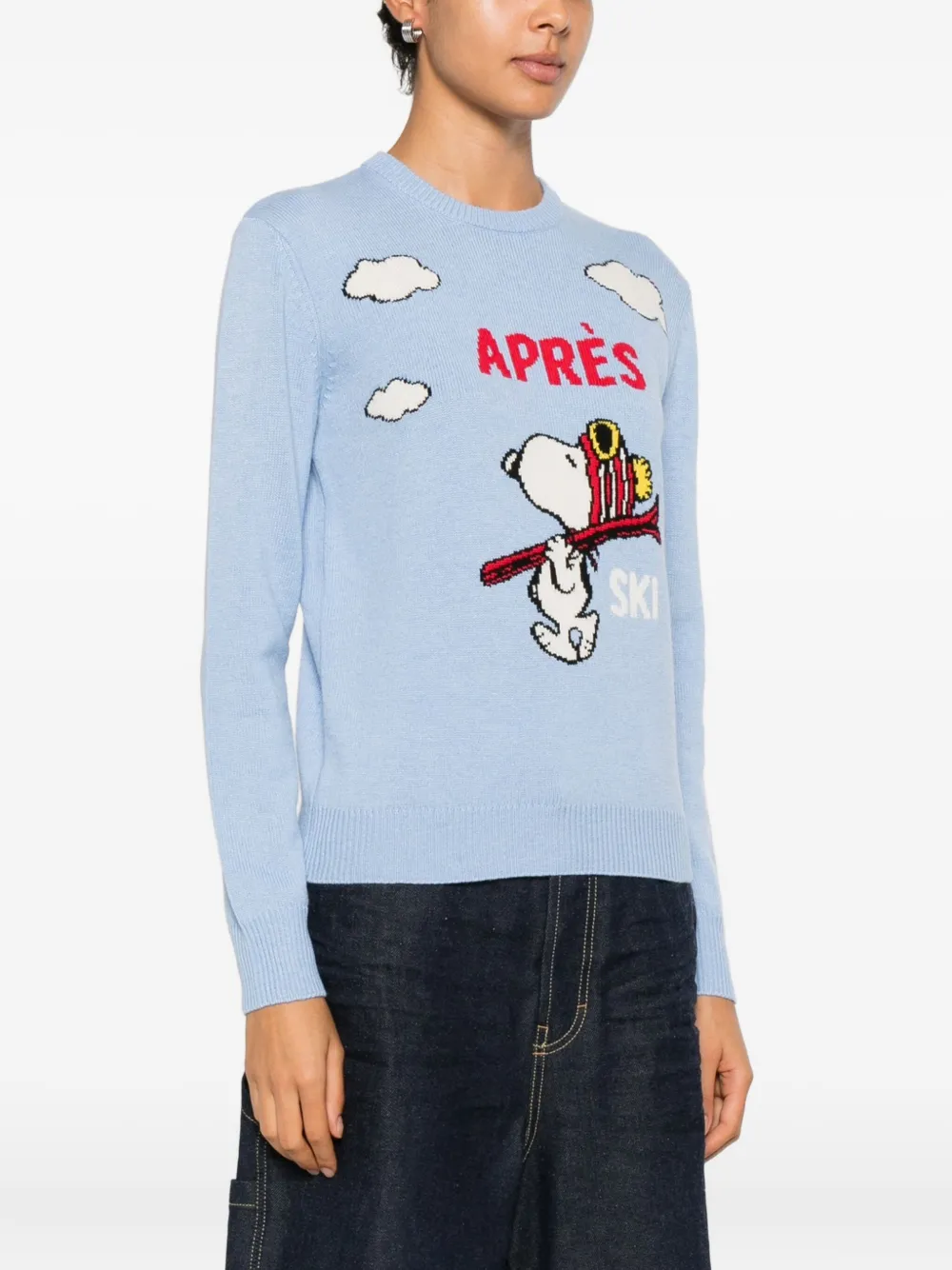 MC2 Saint Barth Trui met après-print Blauw