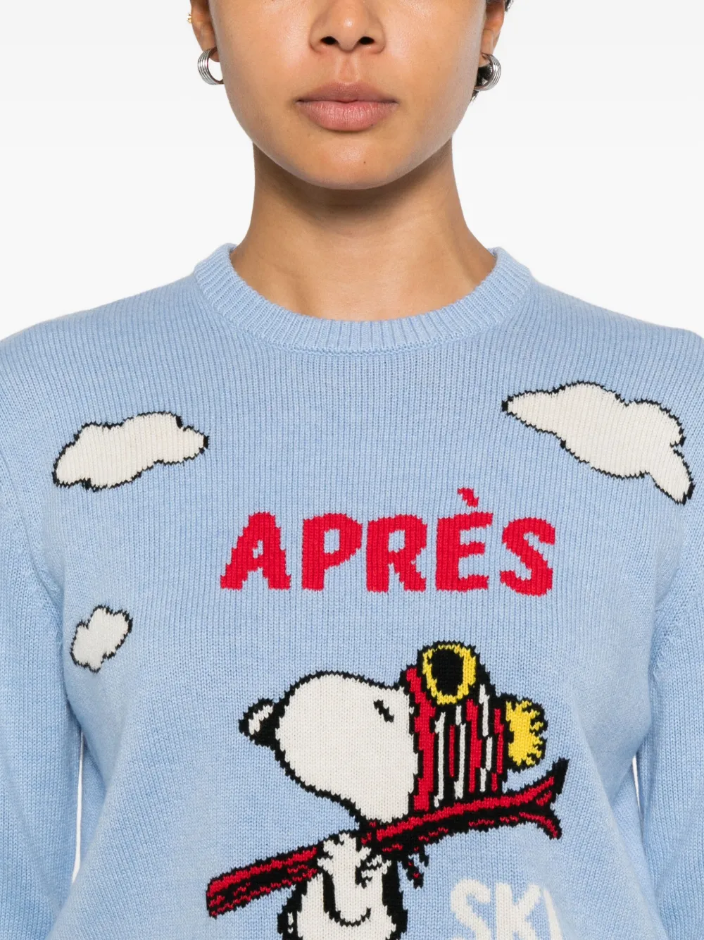 MC2 Saint Barth Trui met après-print Blauw