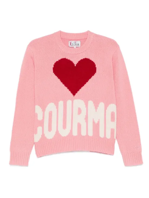 MC2 Saint Barth Kila Courma heart knit sweater