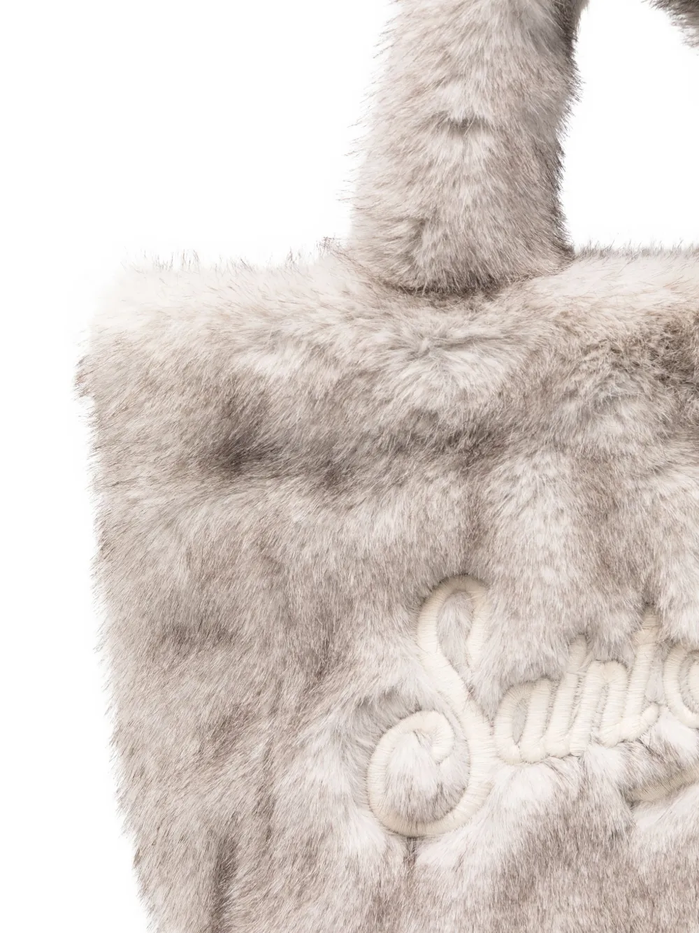Mc2 Saint Barth Mini Vanity Tote Bag In Gray