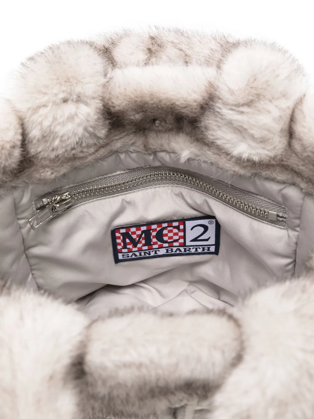 Mc2 Saint Barth Mini Vanity Tote Bag In Gray